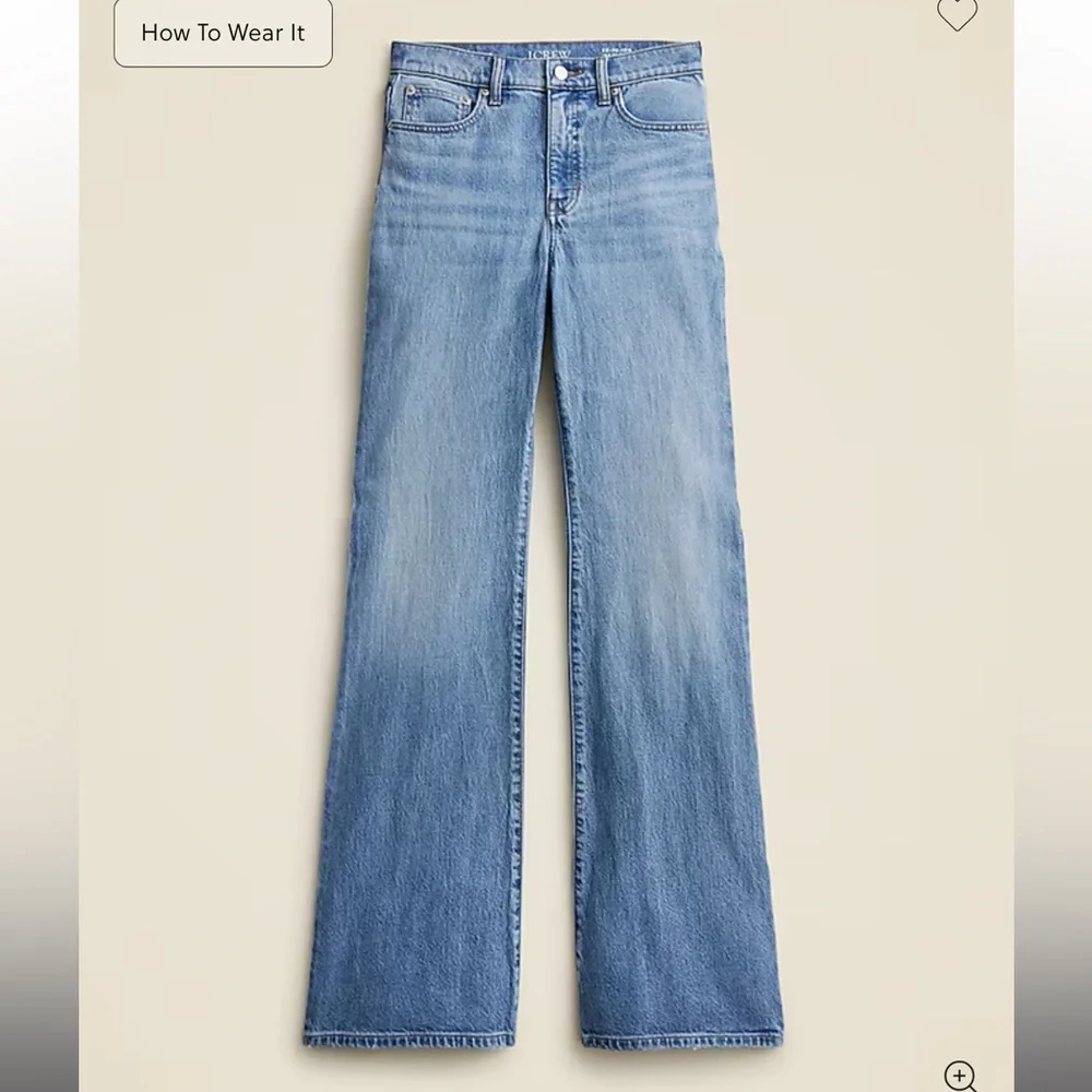 J.Crew High-rise flare jean